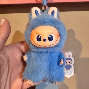 POP MART Pin For Love Series Labubu “O” Openness (blue), NWT